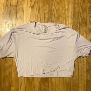 Medium TLF baby pink crop top